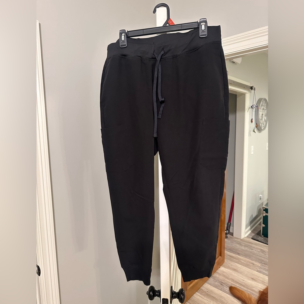 Black Women's Jogger Track Pants - Casual Pull-On Sweatpants